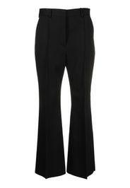 Lanvin flared cropped wool trousers - Nero