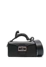 Lanvin Borsa a spalla Pencil Cat con strass - Nero