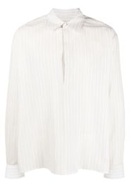 Lanvin striped cotton shirt - Bianco