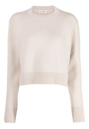 Lanvin crew-neck cropped jumper - Toni neutri