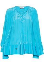 Lanvin gathered drop-shoulder kaftan - Blu
