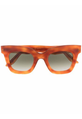 Lapima Lisa x square-frame sunglasses - Marrone