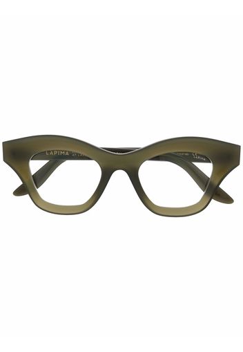 Lapima Tessa petit square-frame glasses - Verde