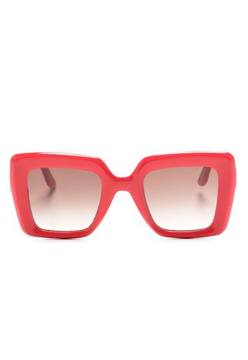 Lapima Teresa Calor oversize sunglasses - Rosso