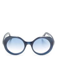 Lapima Carlota Natural round-frame sunglasses - Blu