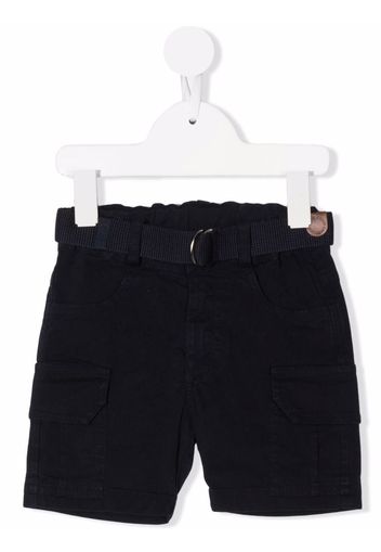 Lapin House belted-waist shorts - Blu