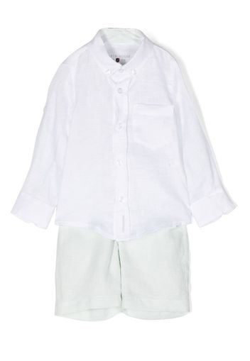 Lapin House Set camicia e shorts - Bianco