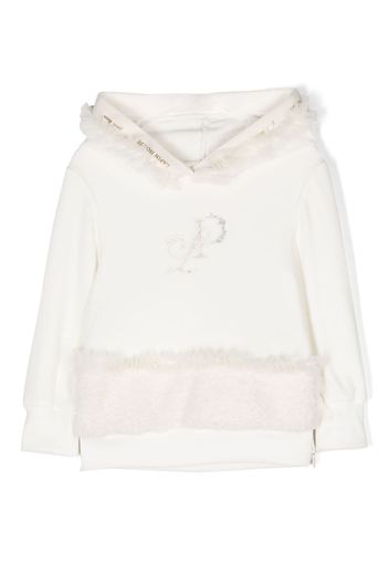 Lapin House Blusa con ruches - Bianco