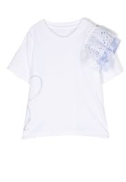 Lapin House T-shirt con ricamo - Bianco