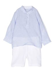 Lapin House Set camicia e shorts - Bianco