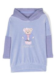 Lapin House Abito con motivo Teddy Bear - Viola