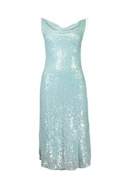LAPOINTE sequined cowl-neck midi dress - Blu