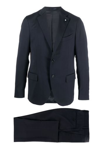 Lardini single-breasted two-piece suit - Blu