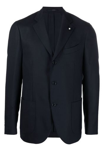 LARDINI single-breasted blazer - Blu