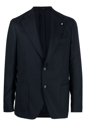 LARDINI single-breasted blazer - Blu