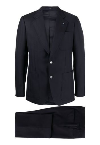 Lardini woollen single-breasted suit - Blu