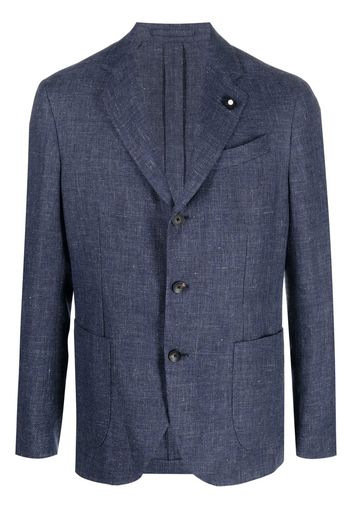 Lardini single-breasted blazer - Blu