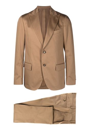 Lardini single-breasted two-piece suit - Marrone