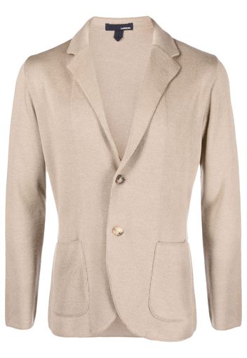 Lardini single-breasted blazer - Toni neutri