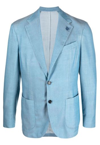 Lardini single-breasted blazer - Blu