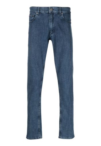 Lardini mid-wash slim-fit jeans - Blu