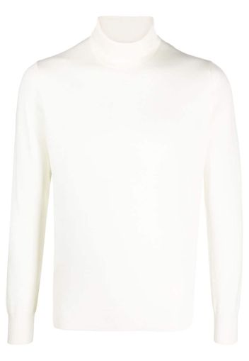 Lardini roll-neck wool jumper - Bianco