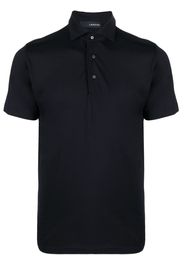 Lardini spread-collar polo shirt - Blu