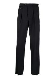 Lardini pleated-waist chino trousers - Blu
