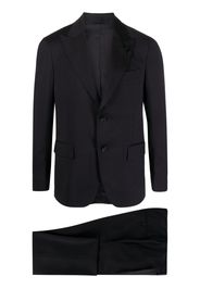 Lardini single-breasted two-piece wool suit - Blu