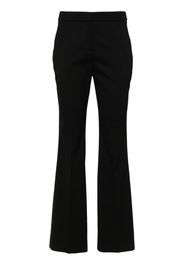 Lardini pressed-crease flared trousers - Nero