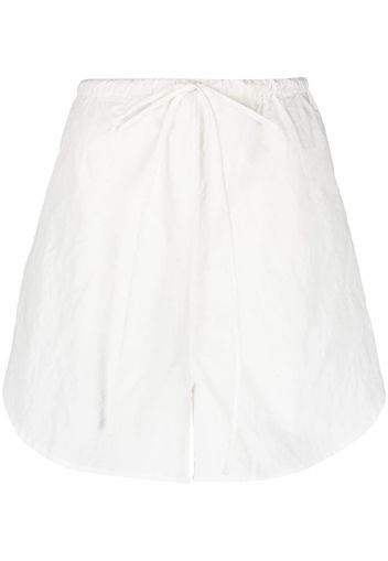 Lauren Manoogian wide-leg drawstring shorts - Bianco