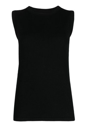 Lauren Manoogian round-neck knit tank top - Nero