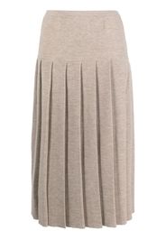 Lauren Manoogian knit pleated skirt - Toni neutri