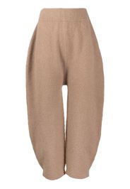 Lauren Manoogian felted cropped trousers - Marrone
