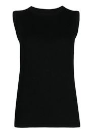 Lauren Manoogian round-neck knit tank top - Nero