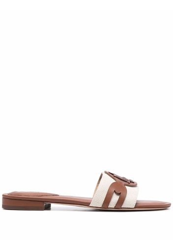 Lauren Ralph Lauren Sandali slides Alegra bicolore - Toni neutri