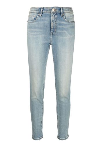 Lauren Ralph Lauren faded skinny ankle jeans - Blu