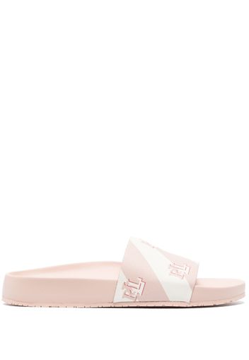 Lauren Ralph Lauren Audrina logo-print slides - Rosa