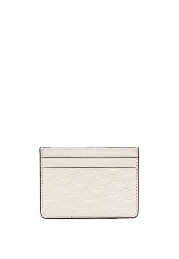 Lauren Ralph Lauren embossed-logo leather wallet - Toni neutri
