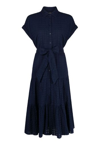 Lauren Ralph Lauren short-sleeve shirt dress - Blu