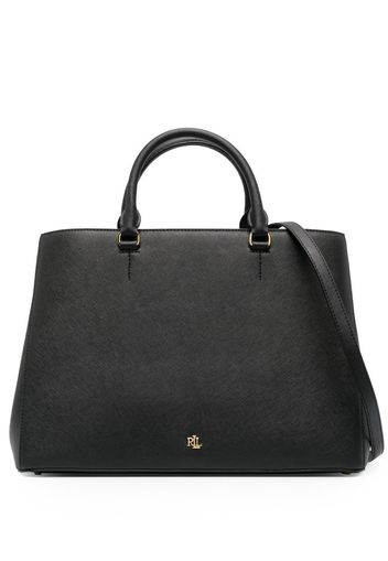 Lauren Ralph Lauren Hanna leather satchel bag - Nero