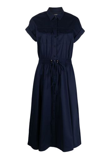 Lauren Ralph Lauren Estee cotton shirt dress - Blu