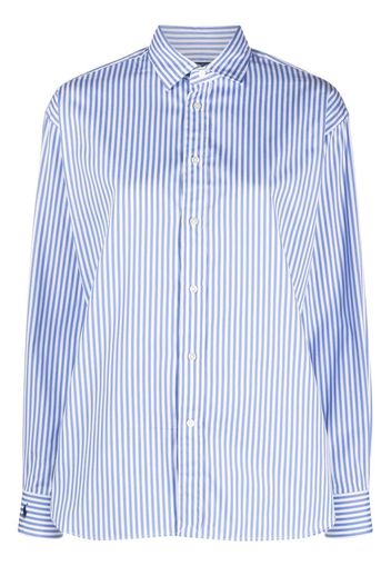 Lauren Ralph Lauren stripe-print long-sleeved shirt - Blu