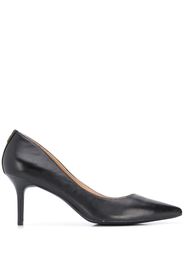 signature leather look pumps