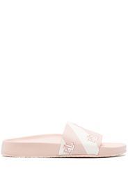 Lauren Ralph Lauren Audrina logo-print slides - Rosa