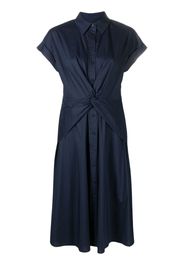 Lauren Ralph Lauren classic collar cotton shirt dress - Blu