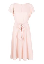 Lauren Ralph Lauren belted midi dress - Rosa