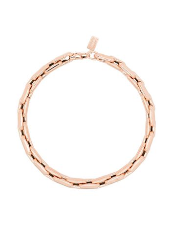 14kt rose gold chain-link necklace