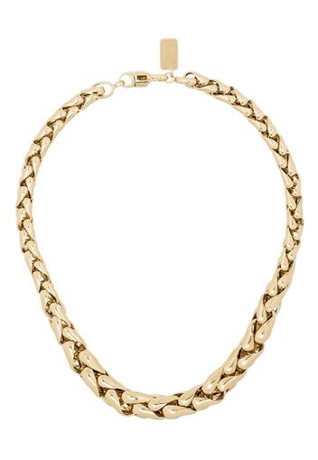 14kt yellow gold chain-link necklace