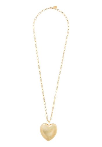 Collana con pendente a forma di cuore in oro 14kt